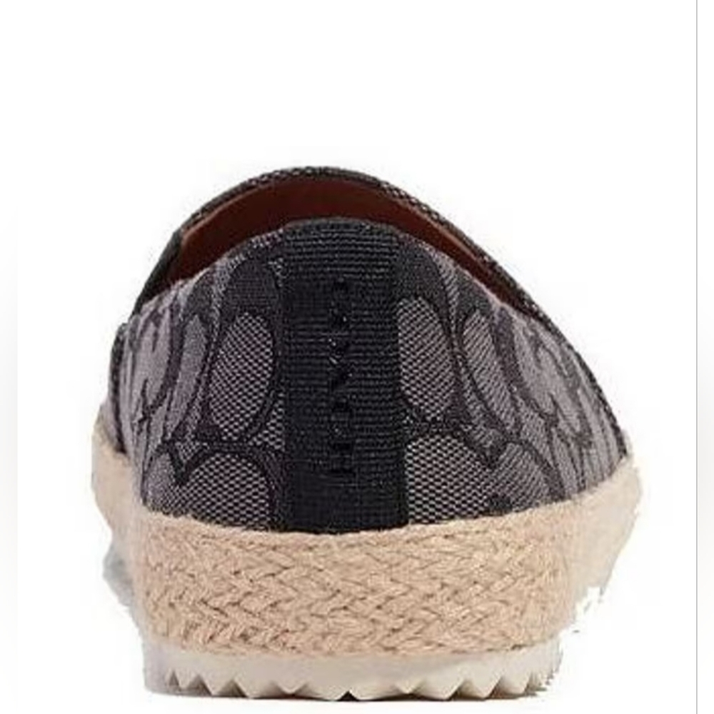 COACH Men's COACH Signature Jacquard Logo Print Espadrilles - Picture 3 of 14